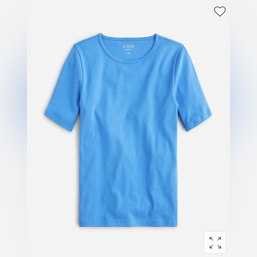 J. Crew perfect T-shirt bundle in blue, pink and dusty rose - Picture 2 of 14
